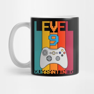 Level 9 Quarantined 9th Video Gamer Quarantine birthday Mug